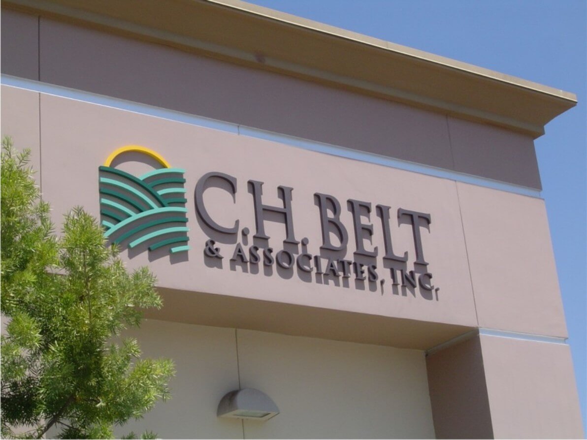 CH Belt Building Sign