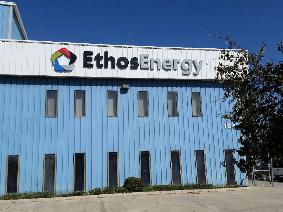 Ethos Energy Building Sign