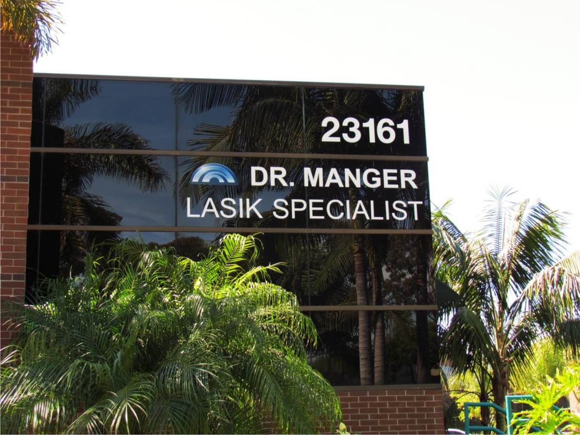 Dr. Manger Lasik Specialist Building Sign